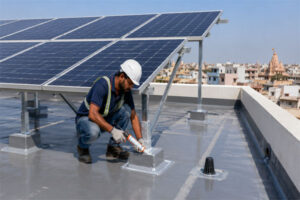 Water Leakage in Rooftop Solar Installation
